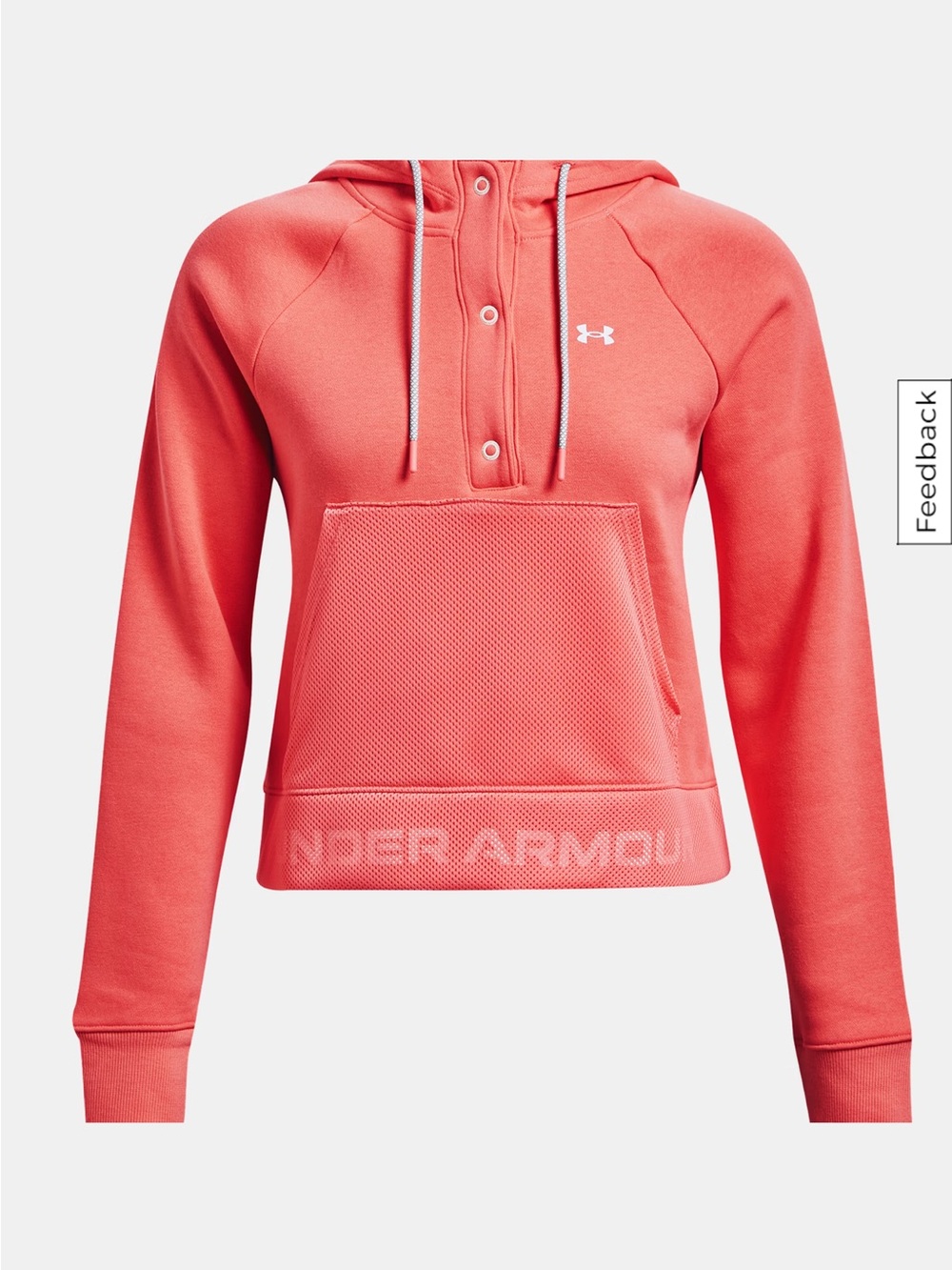 Under Armour Coral Pink Women's Pullover Hoodie size XL